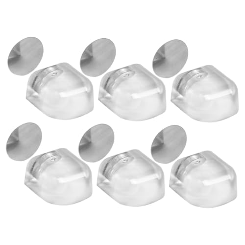 DIYEAH 6 Stück Magnetische Türstopper für Schlafzimmer Transparenter Silikonboden-magnethalter Stoßdämpfend Selbstklebend kein Bohren Schützt Wand und Boden vor Türschäden DIYEAH 6 Stück Magnetische Türstopper für Schlafzimmer Transparenter Silikonboden-magnethalter Stoßdämpfend Selbstklebend kein Bohren Schützt Wand und Boden vor Türschäden von DIYEAH