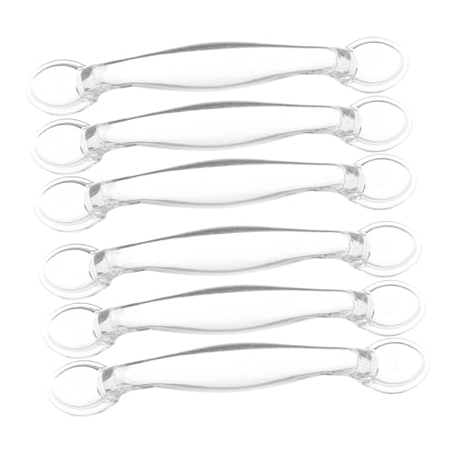DIYEAH 6 Stück Selbstklebende Möbelgriffe für Küchenschränke Badezimmer und Kommoden Einfache Montage Elegantes Design für von DIYEAH