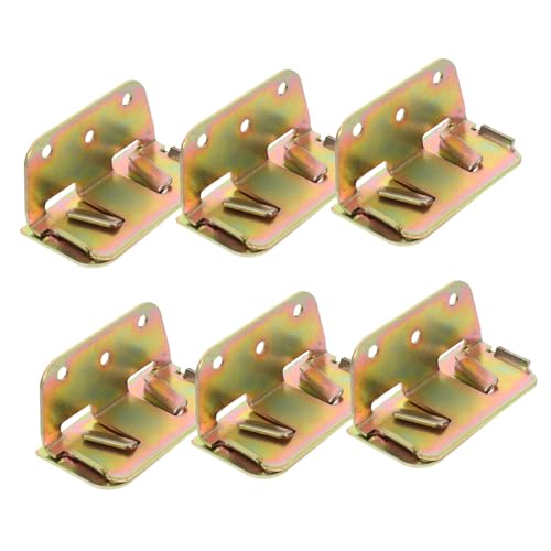 DIYEAH 6 Stück Teiliges Bettgitter Befestigungsset Stabiler Bettverbinder mit U Förmigen Halterungen Einfache Montage für Verschiedene Bettrahmen für Doppelbetten Hochwertige DIYEAH 6 Stück Teiliges Bettgitter Befestigungsset Stabiler Bettverbinder mit U Förmigen Halterungen Einfache Montage für Verschiedene Bettrahmen für Doppelbetten Hochwertige von DIYEAH