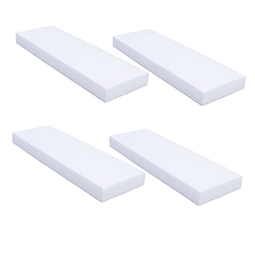 DIYEAH 6 Stück Selbstgemacht Kuchenform Ziegelblöcke 30X10X2,5cm Weiß Modellierwerkzeug für Fondant Torten Bastelbedarf für Hochzeiten Dekoration von DIYEAH