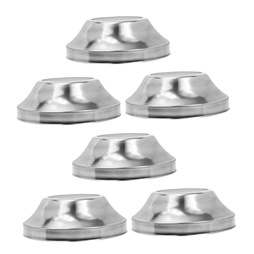 DIYEAH 6 Stück Teiliges Geländerpfosten Sockelabdeckung Post Skirt Railing Trim Bracket Rundrohr Basisanker Rostfrei Stabil und Einfach zu Montieren DIYEAH 6 Stück Teiliges Geländerpfosten Sockelabdeckung Post Skirt Railing Trim Bracket Rundrohr Basisanker Rostfrei Stabil und Einfach zu Montieren von DIYEAH