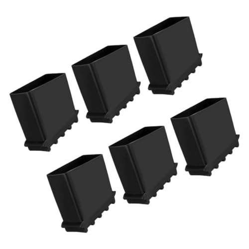DIYEAH 6 Stück Teiliges Rutschfeste Gummifüße Leiterfußschutz mit Isolierung Verschleißfest Passend für Klappleitern Einfache Montage Erhöhte Stabilität und bei Leitern von DIYEAH