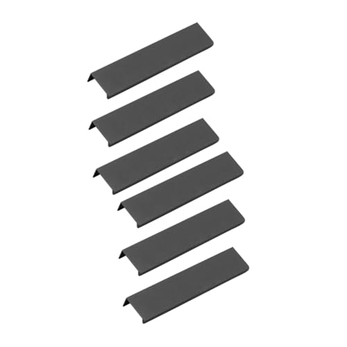 DIYEAH 6 Stück Teiliges Schwarzer Aluminiumlegierung Schubladengriffe Moderner Stil Langlebige Griffmulden für Küchen Bad Büromöbel Elegante Praktische Möbelbeschläge DIYEAH 6 Stück Teiliges Schwarzer Aluminiumlegierung Schubladengriffe Moderner Stil Langlebige Griffmulden für Küchen Bad Büromöbel Elegante Praktische Möbelbeschläge von DIYEAH