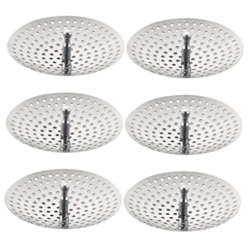DIYEAH 6 Stück Teiliges Spülbeckensieb Feinmaschiger Abflussfilter für Küchenspüle und Waschbecken Rostfrei Langlebig Verhindert durch Speisereste und Haare DIYEAH 6 Stück Teiliges Spülbeckensieb Feinmaschiger Abflussfilter für Küchenspüle und Waschbecken Rostfrei Langlebig Verhindert durch Speisereste und Haare von DIYEAH