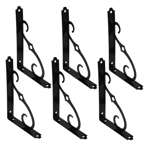 DIYEAH 6 Stück Teiliges Wandregal Halterungsset Dreieckige Metallwinkel Strapazierfähige Regalträger für Platzsparende Anwendungen Geeignet für Wohnungen und Zimmer DIYEAH 6 Stück Teiliges Wandregal Halterungsset Dreieckige Metallwinkel Strapazierfähige Regalträger für Platzsparende Anwendungen Geeignet für Wohnungen und Zimmer von DIYEAH