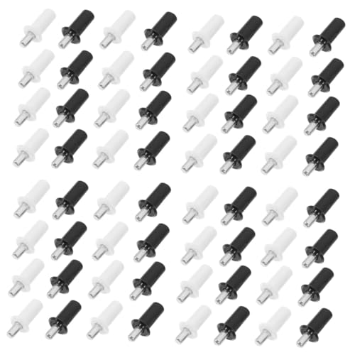 DIYEAH 64 Stck Teiliges Shutter Reparaturset Abs und Langlebige Türfeder Ersatzteile für Möbel Teleskopische Mittelachse Einfach zu Montieren Geeignet für Fensterläden und Falttüren von DIYEAH