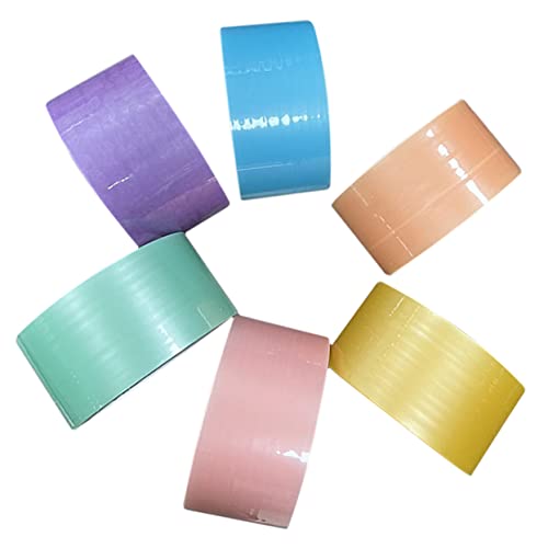 DIYEAH 6rollen Farbiges Klebeband Für Bälle Selbstklebende Bänder Zum Selbermachen Leuchtende Farben Zum Basteln Von Ball-klebebändern Einfach Anzuwenden Handhaben DIYEAH 6rollen Farbiges Klebeband Für Bälle Selbstklebende Bänder Zum Selbermachen Leuchtende Farben Zum Basteln Von Ball-klebebändern Einfach Anzuwenden Handhaben von DIYEAH
