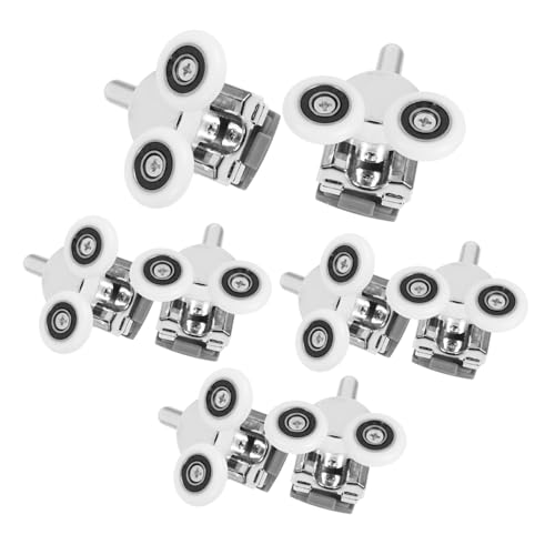 DIYEAH 8 Stück Aluminiumlegierung Gleiträder Ersatzteile für Badezimmer Türen Langlebige Geräuschlose Schiebetürrollen DIYEAH 8 Stück Aluminiumlegierung Gleiträder Ersatzteile für Badezimmer Türen Langlebige Geräuschlose Schiebetürrollen von DIYEAH