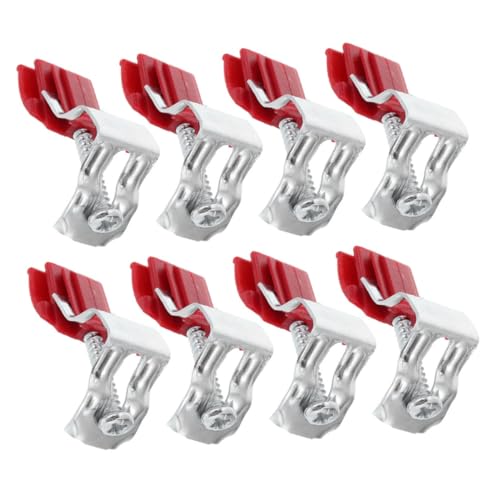 DIYEAH 8 Stück Küchen Spüle Klemmen Teiliges Einstellbare Montage Clips für Unterbauspülen Installieren mit Flexibler Anpassung Stabile Halterung für Abflusswanne von DIYEAH