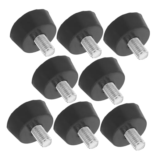 DIYEAH 8 Stück Schraubbare Vibrationspolster für Schränke Sideboards und Relaxsessel Geräuschdämpfende Leveling Füße Robustem von DIYEAH