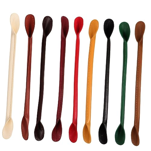 DIYEAH 8 Stück Teiliges Austauschbarer Handtaschen Griffe PU Kunstleder für DIY Handtaschen Geldbörsen und Strandtaschen Farben von DIYEAH