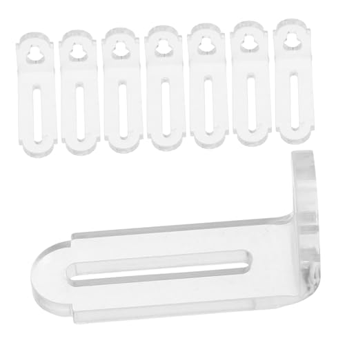 DIYEAH 8 Stück Teiliges Förmige Transparente Eckverbinder für Möbel Hochtransparente Regalhalterungen für Stabile Montage Installieren für Vitrinen und DIYEAH 8 Stück Teiliges Förmige Transparente Eckverbinder für Möbel Hochtransparente Regalhalterungen für Stabile Montage Installieren für Vitrinen und von DIYEAH