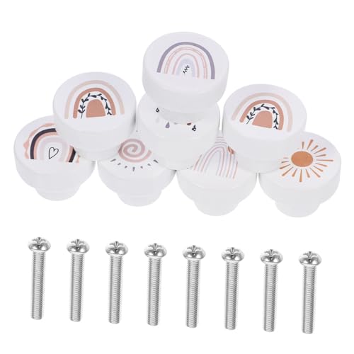 DIYEAH 8 Stück Teiliges Holzknöpfe Schubladengriffe Cartoon Design Robust und Einfach zu Montieren Geeignet für Kommode Schrank Schublade Kleiderschrank und Bücherregal Dekorativ und DIYEAH 8 Stück Teiliges Holzknöpfe Schubladengriffe Cartoon Design Robust und Einfach zu Montieren Geeignet für Kommode Schrank Schublade Kleiderschrank und Bücherregal Dekorativ und von DIYEAH