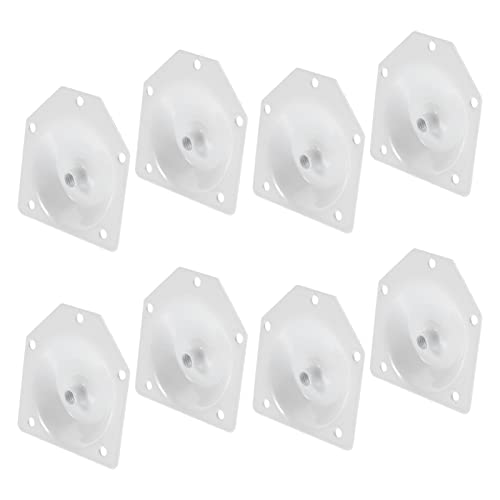 DIYEAH 8 Stück Möbelbein Montageplatten 12° Schräg Metall Montageplatten Für Sofa Tisch Und Kommode Möbelzubehör 70x67x1.2mm Ohne Schrauben von DIYEAH