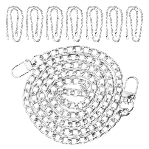 DIYEAH 8-teilige Taschenverlängerungskette: Ersatzkettenriemen für Damentaschen – Bügelriemen für Handtaschen, Crossbody- und Schultertaschen DIYEAH 8-teilige Taschenverlängerungskette: Ersatzkettenriemen für Damentaschen – Bügelriemen für Handtaschen, Crossbody- und Schultertaschen von DIYEAH