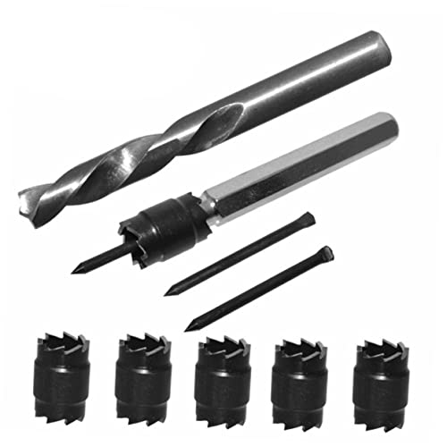 DIYEAH 9 Stück Teiliges Set Spot Welder Drill Bits Hochgeschwindigkeits Schweißbohrer für Präzises Entfernen von Punktschweißungen für und Metallarbeiten von DIYEAH