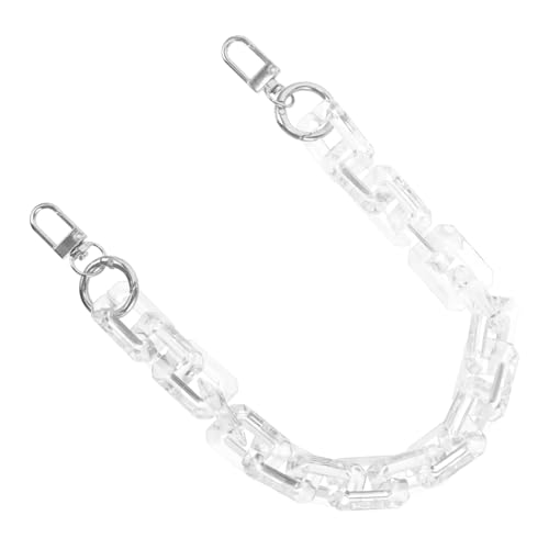 DIYEAH Handtaschenkettenriemen für Damen Acrylkette Schultergurt Verstellbarer Kettenriemen für Handtaschen Robustes Accessoire für Geldbörsen Modischer Schultergriff in Bunt DIYEAH Handtaschenkettenriemen für Damen Acrylkette Schultergurt Verstellbarer Kettenriemen für Handtaschen Robustes Accessoire für Geldbörsen Modischer Schultergriff in Bunt von DIYEAH