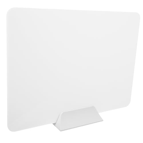 DIYEAH Acryl Tischtrennwand mit Kunststoffhalterung Transparenter Büro und Prüfungs Desk Divider für Schüler Privatsphäre Schutz Vielseitiges Desktop Partition Board für Büro Schule und von DIYEAH