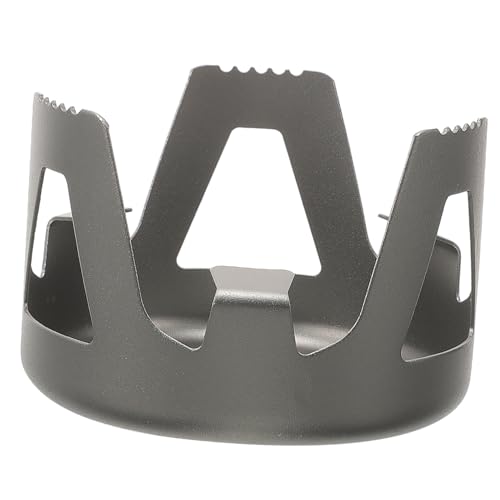 DIYEAH Aluminiumlegierung Camping Brennerständer Stabil Windgeschützt Leicht Tragbar Outdoor Herdzubehör für Outdoor Küche und von DIYEAH