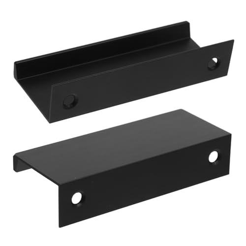 DIYEAH Aluminiumlegierung Verdeckte Griffmulde für Einbau schranktüren Schlanker Eingelassener Griff für Schiebetüren Langlebiger Montagefreundlicher Möbelgriff für Kleiderschrank und von DIYEAH