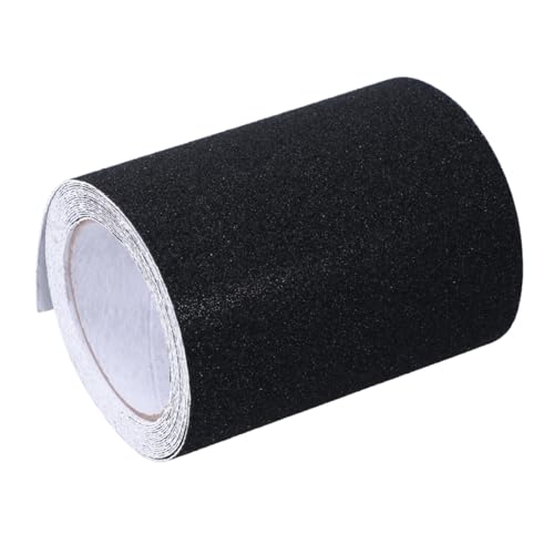 DIYEAH Anti rutsch Klebeband Selbstklebend Treppenstufen Streifen Schwarz PVC für Innen und Außen Sicherheitsband für Leitern Rampen Langlebig und Zuschneidbar von DIYEAH
