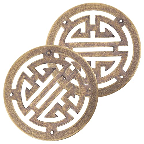 DIYEAH Antike Messing Ecken 2 Stücke Chinesische Möbel Applikationen Retro Schmuckkästchen Dekoration Holzbox Zubehör Handwerkskunst Möbelbeschläge für Schränke und Türen DIYEAH Antike Messing Ecken 2 Stücke Chinesische Möbel Applikationen Retro Schmuckkästchen Dekoration Holzbox Zubehör Handwerkskunst Möbelbeschläge für Schränke und Türen von DIYEAH