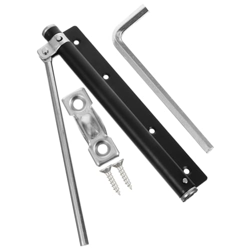 DIYEAH Automatischer Türschließer Leiser Türschließmechanismus mit Rückschlagfunktion für Innentüren und Gartentüren Robuste und Langlebige Ausführung Einfache Installation ohne Bohren von DIYEAH