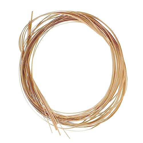 DIYEAH Bambusstreifen Für Korbflecht Zubehör Bambusstreifenrolle Natur Bambusstreifen Zum Flechten Bambus Korbflecht Material DIY Handwerk von DIYEAH