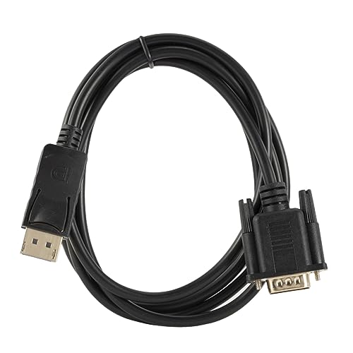 DIYEAH Displayport zu Vga Kabel Vergoldeter Stecker Zuverlässige Verbindung für Monitor Hd Videoübertragung Geeignet für Pc und Grafikkarten von DIYEAH