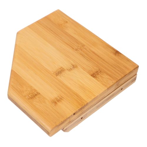 DIYEAH Wandmontiertes Eckregal Aus Holz Rustikales Dreieckiges Wandregal Für Küche Und Badezimmer Platzsparend Und Stilvoll Modernes Design Für Jede Einrichtung Einfache Montage von DIYEAH