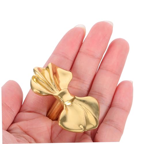 DIYEAH Eleganter Messing bowknot Türgriff Einloch design Robuster Schubladengriff für Küchen Badmöbel Kommoden Kleiderschränke mit Glatter Oberfläche und Einfacher Montage DIYEAH Eleganter Messing bowknot Türgriff Einloch design Robuster Schubladengriff für Küchen Badmöbel Kommoden Kleiderschränke mit Glatter Oberfläche und Einfacher Montage von DIYEAH