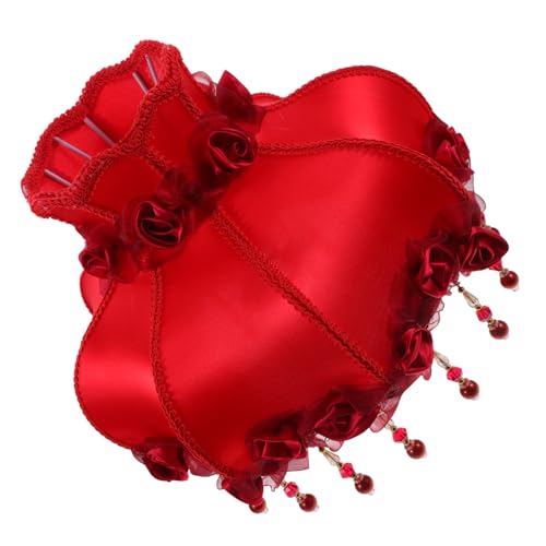 DIYEAH Europäischer Vintage Lampenschirm aus Spitze und Perlen Dekorativer Stoff Lampenschirm für Tisch Stehlampen im Retro Stil für Wohnzimmer und Schlafzimmer DIYEAH Europäischer Vintage Lampenschirm aus Spitze und Perlen Dekorativer Stoff Lampenschirm für Tisch Stehlampen im Retro Stil für Wohnzimmer und Schlafzimmer von DIYEAH