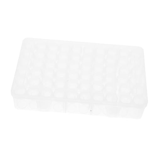 DIYEAH Fächer Kunststoff Samenaufbewahrungsbox mit Nummerierten Etiketten Transparenter Organizer für Blumensamen Gemüsesamen Schmuck Perlen und Kleine Gegenstände Multifunktional von DIYEAH