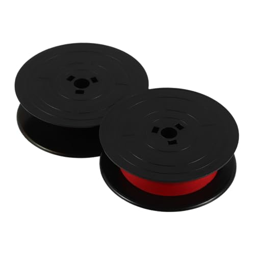 DIYEAH Farbband Schreibmaschine Zweifarbig Rot Schwarz Doppelspule Kompatibel mit Flying Fish Long Mechanisch Klare Präzise Druckergebnisse DIYEAH Farbband Schreibmaschine Zweifarbig Rot Schwarz Doppelspule Kompatibel mit Flying Fish Long Mechanisch Klare Präzise Druckergebnisse von DIYEAH