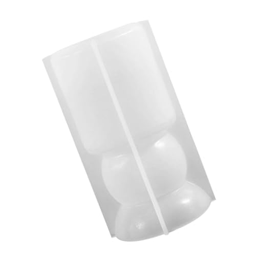 DIYEAH Form für Kerzenbecher Blumentopf-Silikonform Blumentopf Silikon Pflanzenformen Pflanzformen für Zement Blumentopfform Silikon Säulenzylinderform Kieselgel Weiß von DIYEAH
