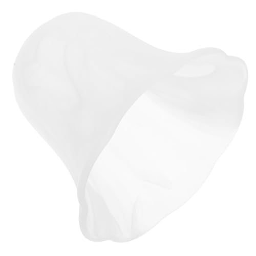 DIYEAH Frostglas Lampenschirm Ersatz für Kronleuchter und Wandleuchte Glockenform Geätztes Wolkenglas Vielseitig Einsetzbar für Wohnzimmer und Schlafzimmer von DIYEAH