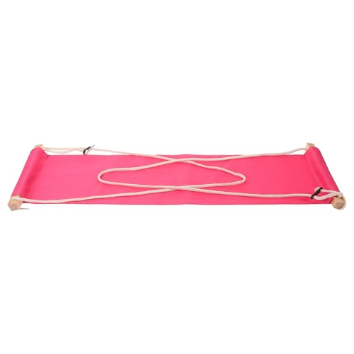 DIYEAH Fuß Hängematte fuß hocker fußschemel footrest Foot Stool stufenhocker aufblasbare Fußstütze Fußwippe Büro Schreibtisch hängende Fußhängematte Schreibtischfüße Hängematte Holz Rosa von DIYEAH
