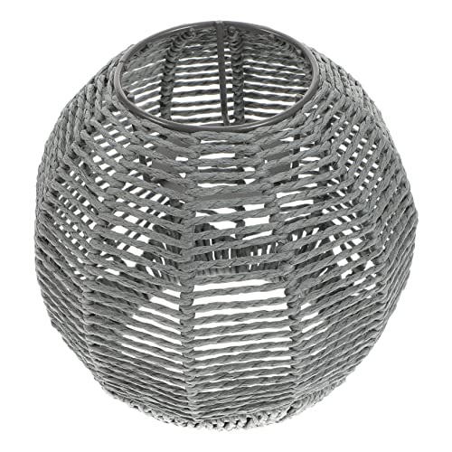 DIYEAH Geflochtener Lampenschirm Schatten Decke Rattan Seillampe Gewebte überdimensioniert leuchter deckenleuchten grauer Lampenschirm geflochtene Lampenschirme Eisen Grey DIYEAH Geflochtener Lampenschirm Schatten Decke Rattan Seillampe Gewebte überdimensioniert leuchter deckenleuchten grauer Lampenschirm geflochtene Lampenschirme Eisen Grey von DIYEAH