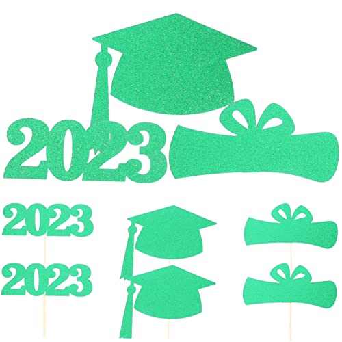 DIYEAH Graduation Vase Insert Sticks Leichte Party Deko für Abschlussfeier Praktische Foto Requisiten Grüne Accessoires für Festliche Tischdekoration und Abschluss Event DIYEAH Graduation Vase Insert Sticks Leichte Party Deko für Abschlussfeier Praktische Foto Requisiten Grüne Accessoires für Festliche Tischdekoration und Abschluss Event von DIYEAH