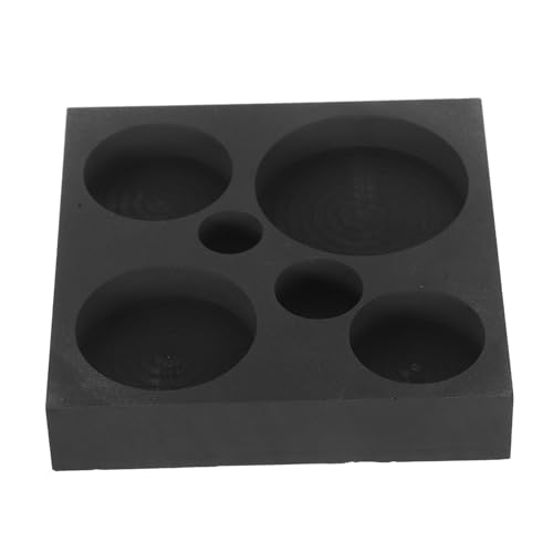 DIYEAH Graphit Schmelzform für Gold Silber Aluminium Kupfer Messing Runde Graphitgießform mit Innovativem Rillen Design für Metallverarbeitung und Raffination DIYEAH Graphit Schmelzform für Gold Silber Aluminium Kupfer Messing Runde Graphitgießform mit Innovativem Rillen Design für Metallverarbeitung und Raffination von DIYEAH