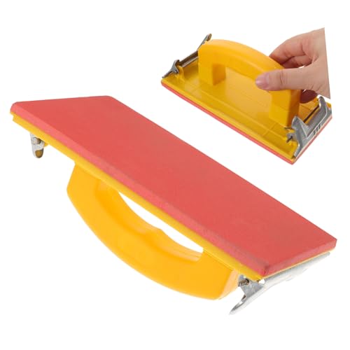 DIYEAH Handschleifer Sandpapierhalter mit Ergonomischem Gummigriff und Rutschfestem Pad Leichter Kunststoffrahmen für Decke Metall Schleifen und Polieren Schneller Sandpapierwechsel DIYEAH Handschleifer Sandpapierhalter mit Ergonomischem Gummigriff und Rutschfestem Pad Leichter Kunststoffrahmen für Decke Metall Schleifen und Polieren Schneller Sandpapierwechsel von DIYEAH
