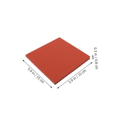 DIYEAH Hitzebeständiges Silikon Wärmepress Pad Verschleißfestes Isolationsmatten Zubehör für Professionelle Transfermaschinen Geeignet für Manuelle und Automatische Pressvorgänge von DIYEAH