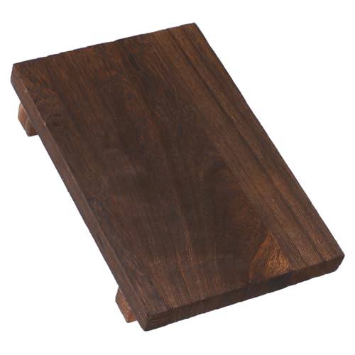 DIYEAH Holz Servierbrett Seifenablage Badezimmer Arbeitsplatte Holztablett Für Dekoration Wasserfest Schlankes Design Für Seife Und Kosmetik von DIYEAH