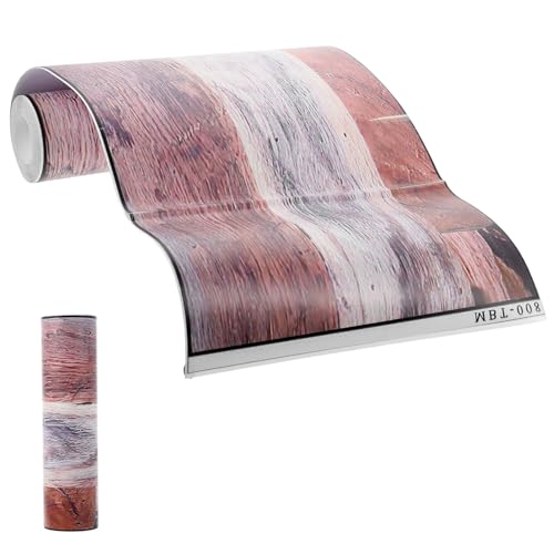 DIYEAH Bodenaufkleber Selbstklebend PVC Holzmaserung für Wohnräume Wasserfester Abziehbarer Fliesenaufkleber für Schlafzimmer Wohnzimmer Arbeitszimmer von DIYEAH