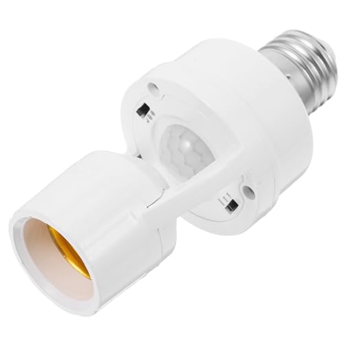 DIYEAH Infrarotsensor Lampensockel für Außenleuchten Verstellbarer Infrarotlicht Halter mit Automatischer Lichtsteuerung für und Treppenhäuser von DIYEAH