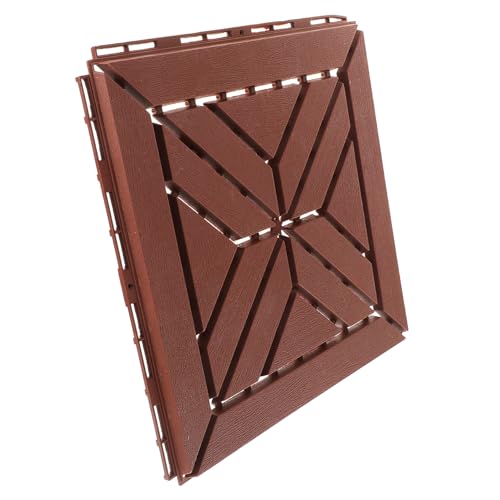 DIYEAH Interlocking Deck Tile Robuste Plastikfliesen für Outdoor Bodenbeläge für Garten und Terrasse rutschfest Verlegen Wetterbeständig und Langlebig DIYEAH Interlocking Deck Tile Robuste Plastikfliesen für Outdoor Bodenbeläge für Garten und Terrasse rutschfest Verlegen Wetterbeständig und Langlebig von DIYEAH