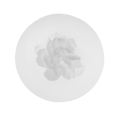 DIYEAH Kerzenform Blumenharzformen Silikon Epoxidharzformen Silikon Silikonformguss duftende Kerzenständerform Formen aus Silikonharz Blumensilikon -Süßigkeitenformen Kieselgel Weiß von DIYEAH