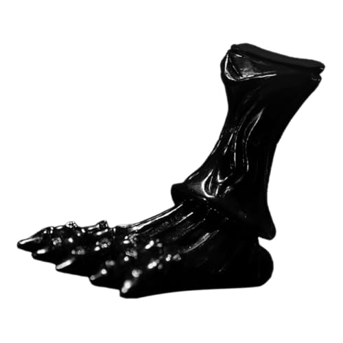 DIYEAH Kerzenständer Dochte Großes Kerzenlicht Kerzenhalter Gefälschte Halloween Form Gläser Fingergeist Dekorativer Duftbrenner Dekorationen Blinkende LED Kerzen von DIYEAH