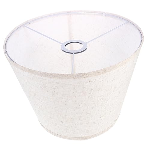 DIYEAH Kleiner Abnehmbarer Lampenschirm Leinen für Tisch und Deckenlampen Retro Stil Leuchtenzubehör für Schlafzimmer Wohnzimmer Büro und von DIYEAH