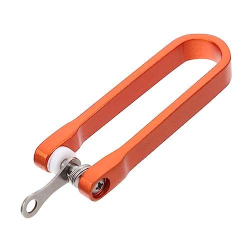 DIYEAH Kompakter Schlüsselorganizer aus Aluminiumlegierung Tragbarer Schlüsselhalter für Outdoor Aktivitäten Leichter und Praktischer Schlüsselring Orange DIYEAH Kompakter Schlüsselorganizer aus Aluminiumlegierung Tragbarer Schlüsselhalter für Outdoor Aktivitäten Leichter und Praktischer Schlüsselring Orange von DIYEAH